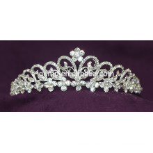 Alta qualidade cristal nupcial coroa strass casamento tiara